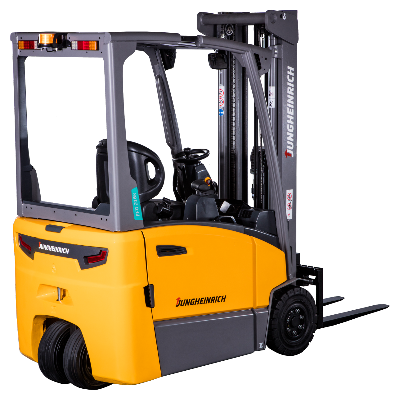 Electric Three-Wheel Counterbalance Forklift Truck